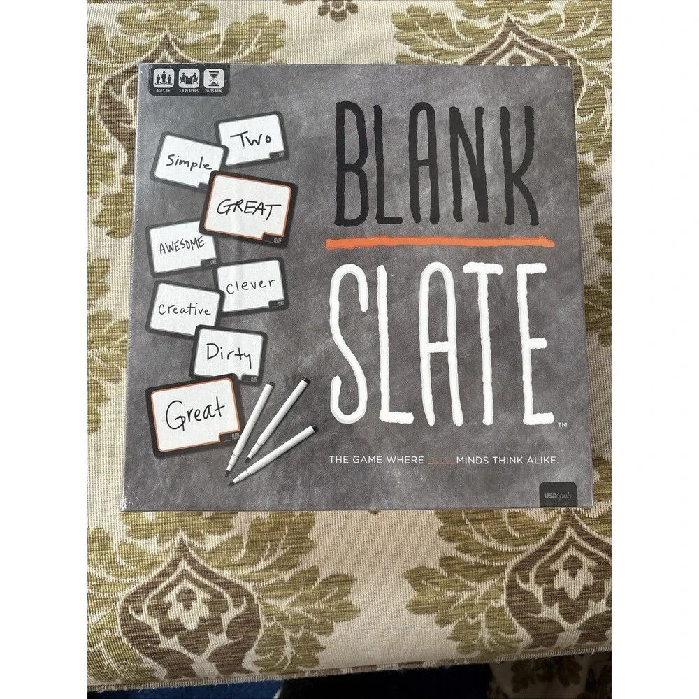 New! BLANK SLATE The Game Where Minds Think Alike Family The OP Games Sealed